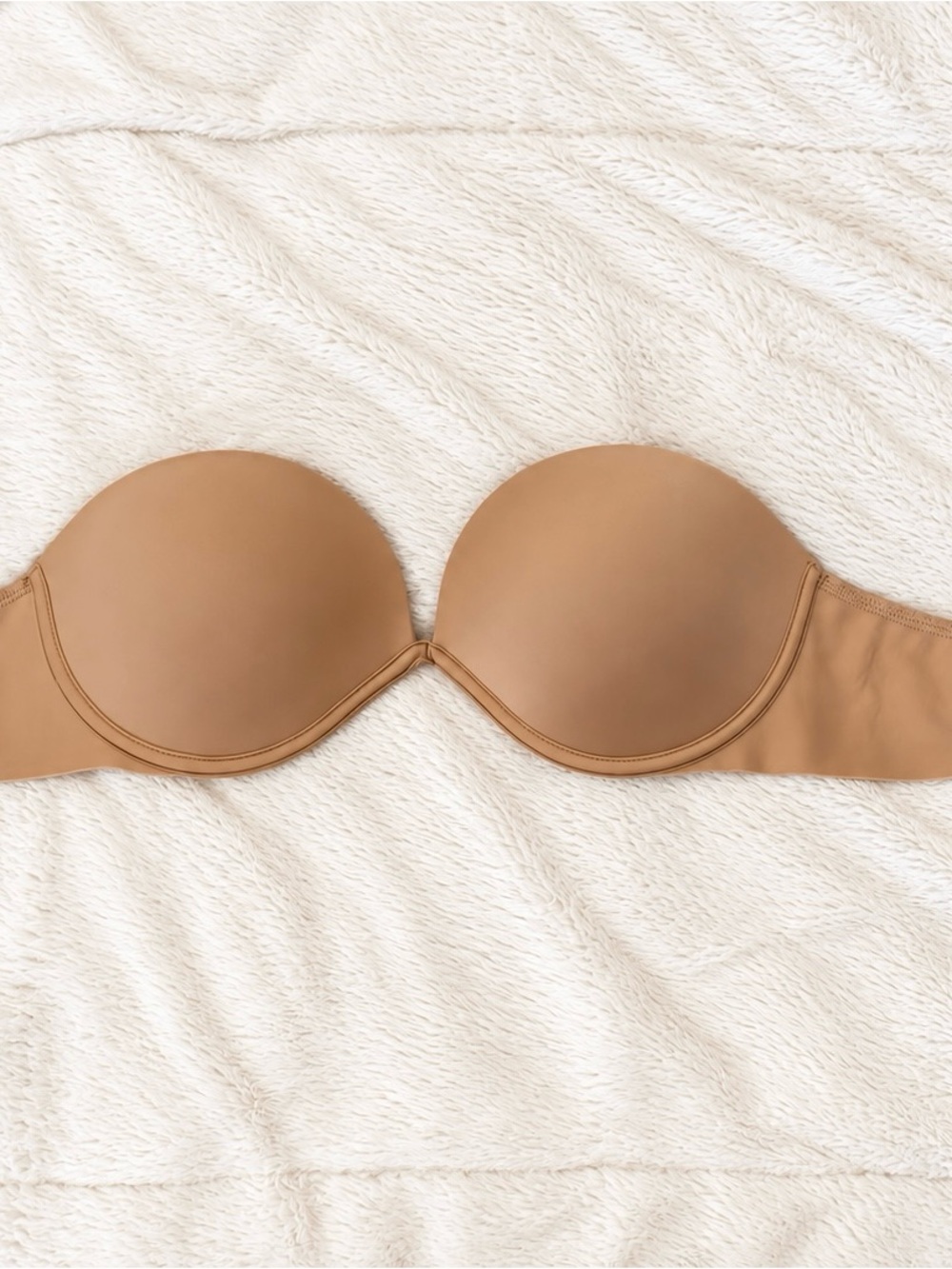 Victoria's Secret Strapless Smooth Nude Bandeau Bra Size 32DD